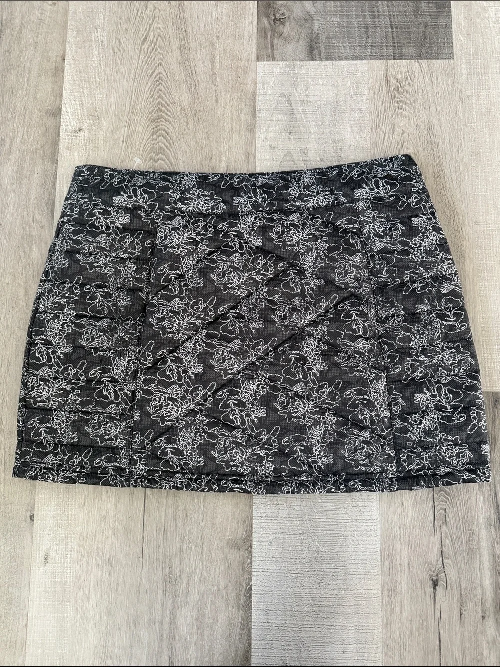 Smartwool Smartloft Corbet 120 Quilted Floral Print Insulated Skirt with Side Zi